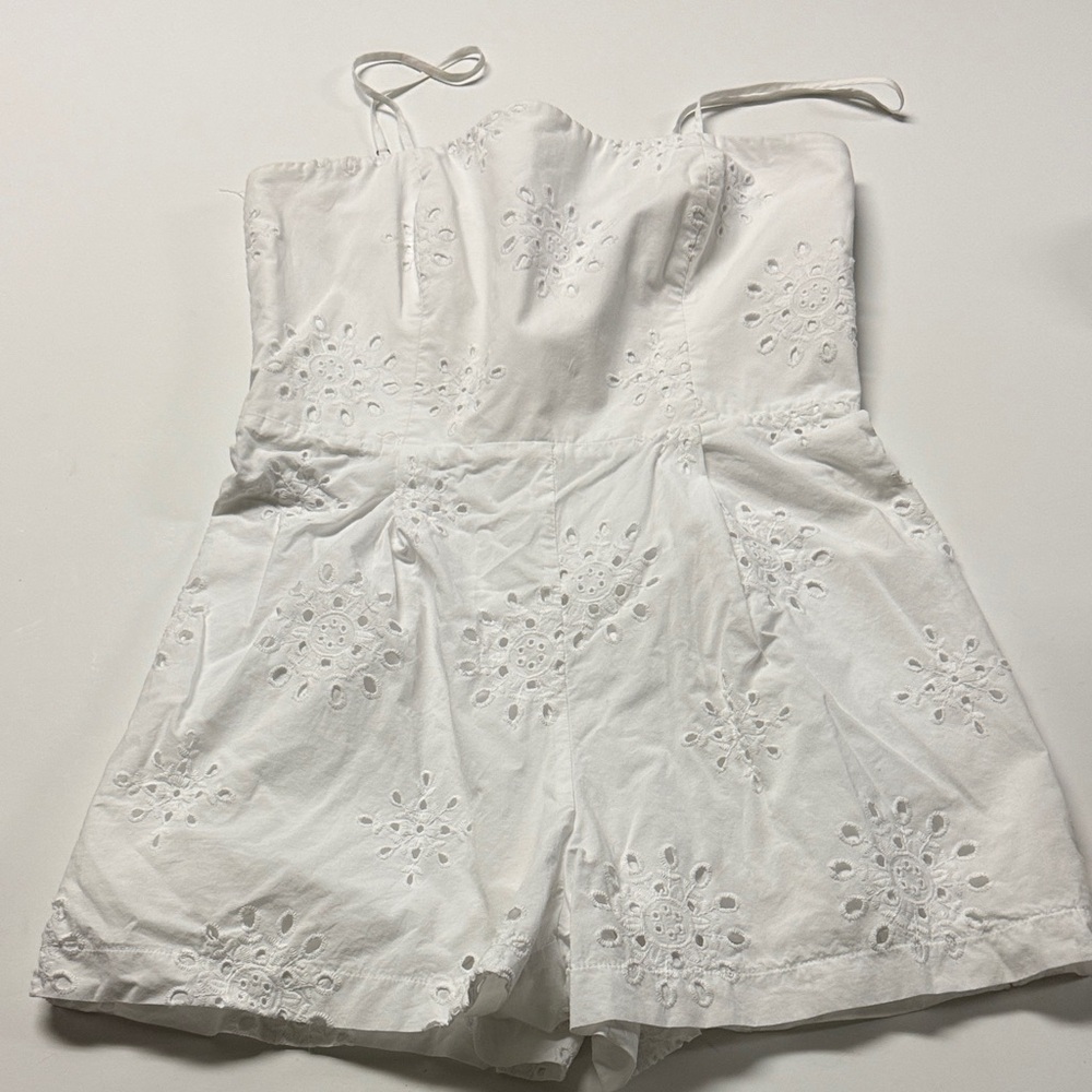 1. State Elegant White Romper